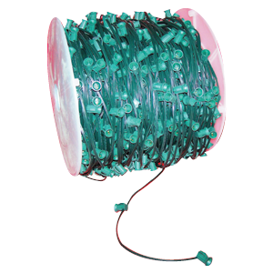 E12/100FT SPOOL WITH 12IN SPACING/GREEN