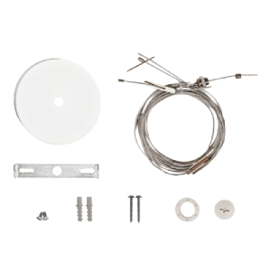 10FT SINGL AC CAB WCANPY NOPWR STRIPS WH