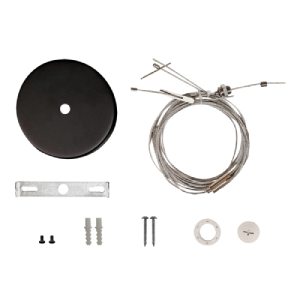 10FT SINGL AC CAB WCANPY NOPWR STRIPS BK