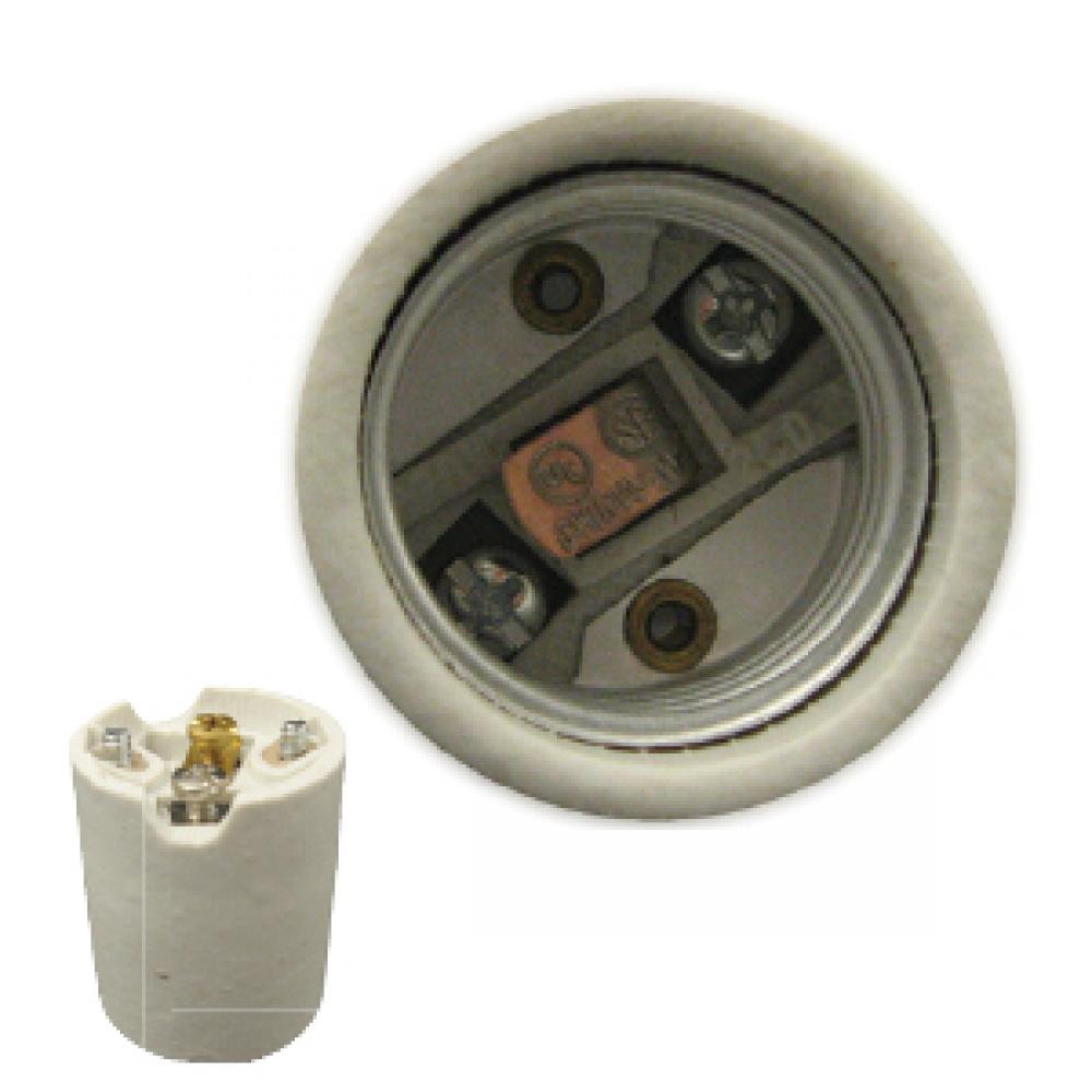 MED PORC ALUMINUM SCREW SHELL
