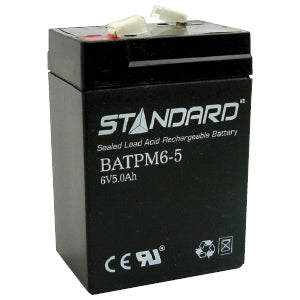 BATTERY/6V/5Ah/0.188/TABS (BATPM6-5)