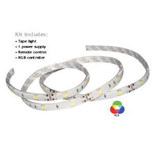 LED/TAPE/16.4'/5050/RGB KIT/12V/50M/STD