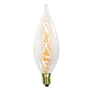 25W VICTORIAN CA10 SWIRL E12/120V/STD