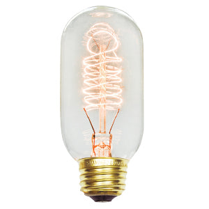 40W VICTORIAN T14 SPIRAL 120V/STD