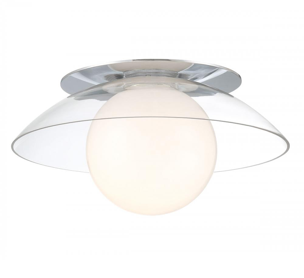 Ancona, Large 1 Light Ceiling / Wall Mount, Chrome