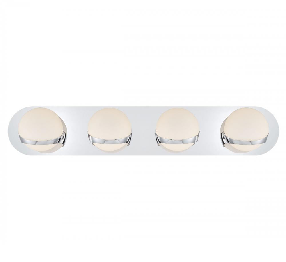 Rovigo, 4 Light LED Wall Mount, Chrome