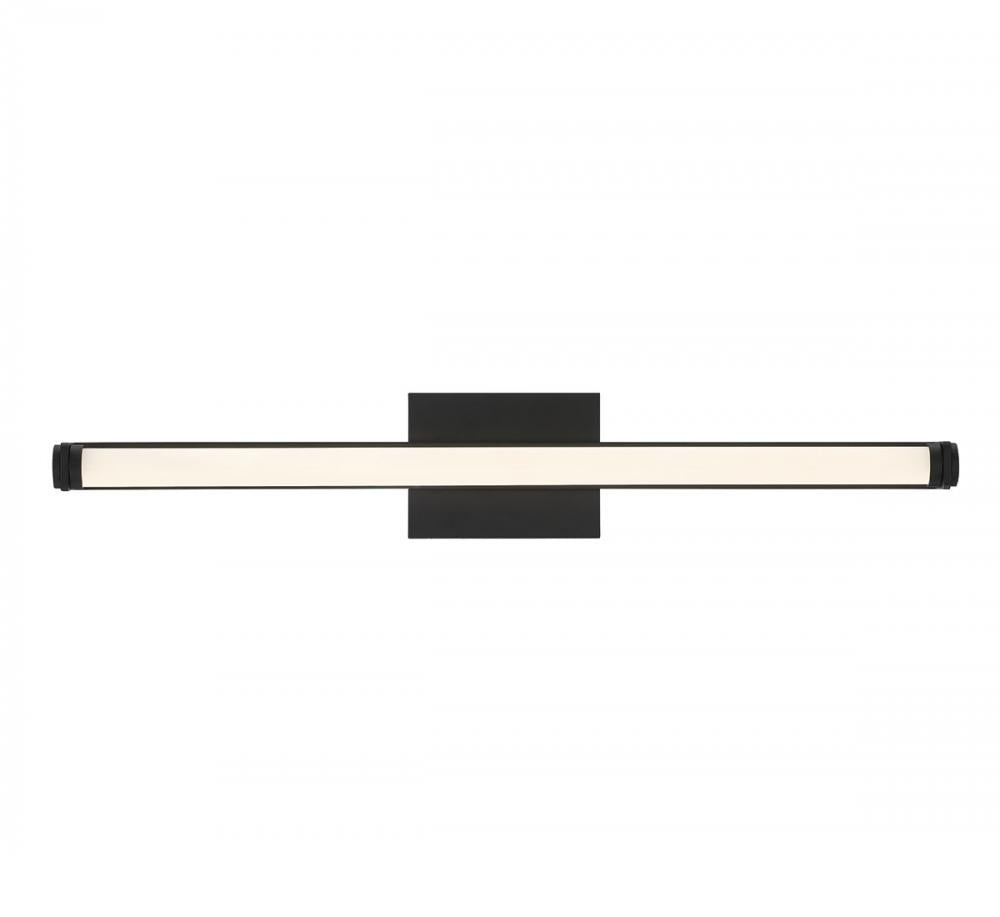 Mola, Large LED Wall Mount, Sand Black