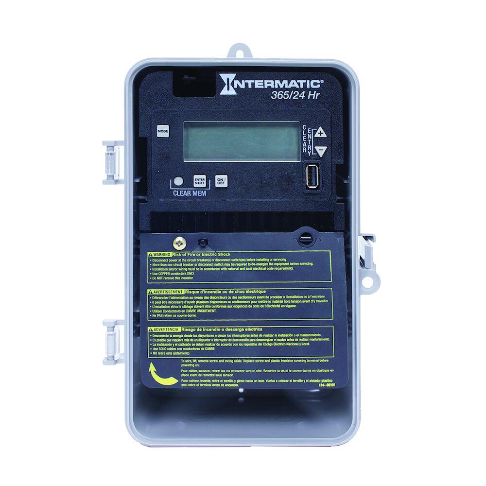 24-Hour/365 Day 1-Circuit Electronic Control, 12