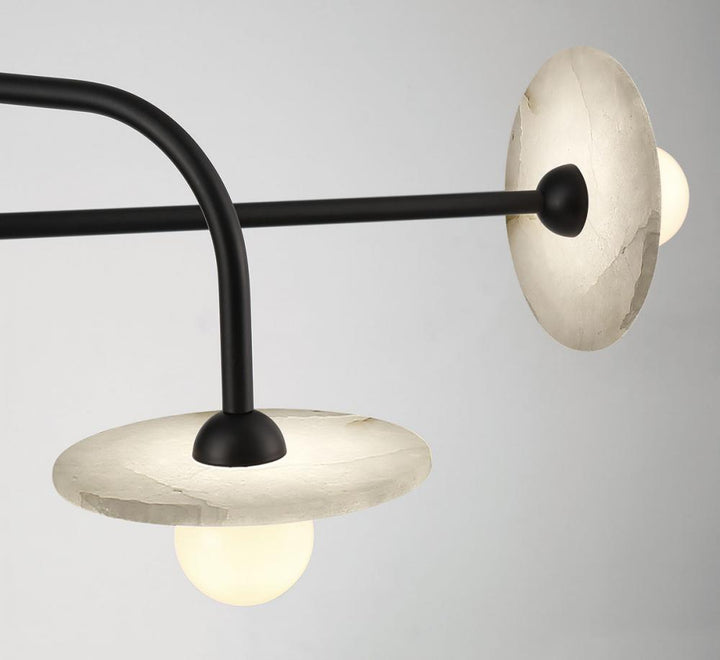 Teramo, 8 Light LED Chandelier, Matte Black