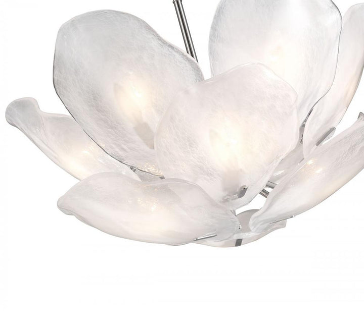 Corato, 12 Light Chandelier, Chrome