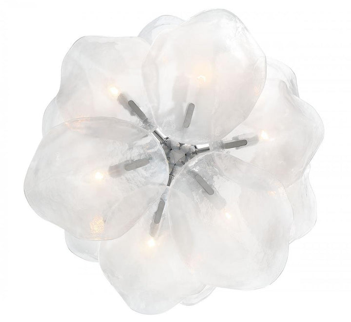 Corato, 12 Light Chandelier, Chrome