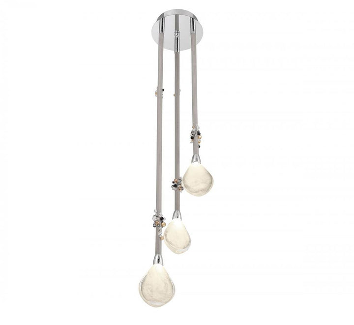 Bellissima, 3 Light LED Pendant, Chrome