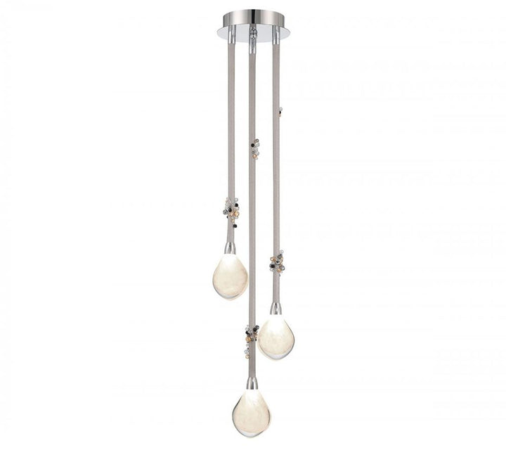 Bellissima, 3 Light LED Pendant, Chrome