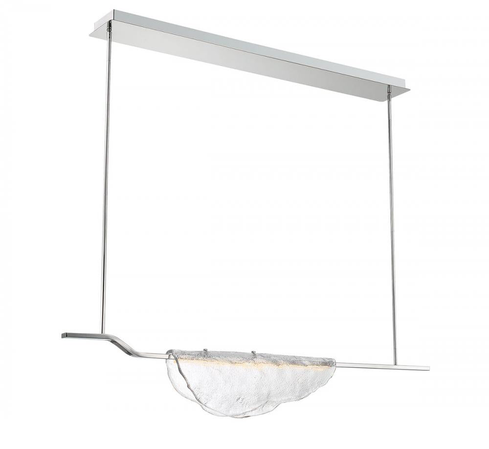 Savona, 1 Light Linear LED Chandelier, Clear