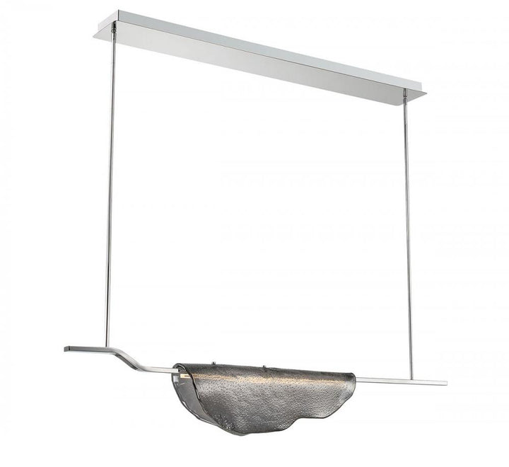 Savona, 1 Light Linear LED Chandelier, Smoke