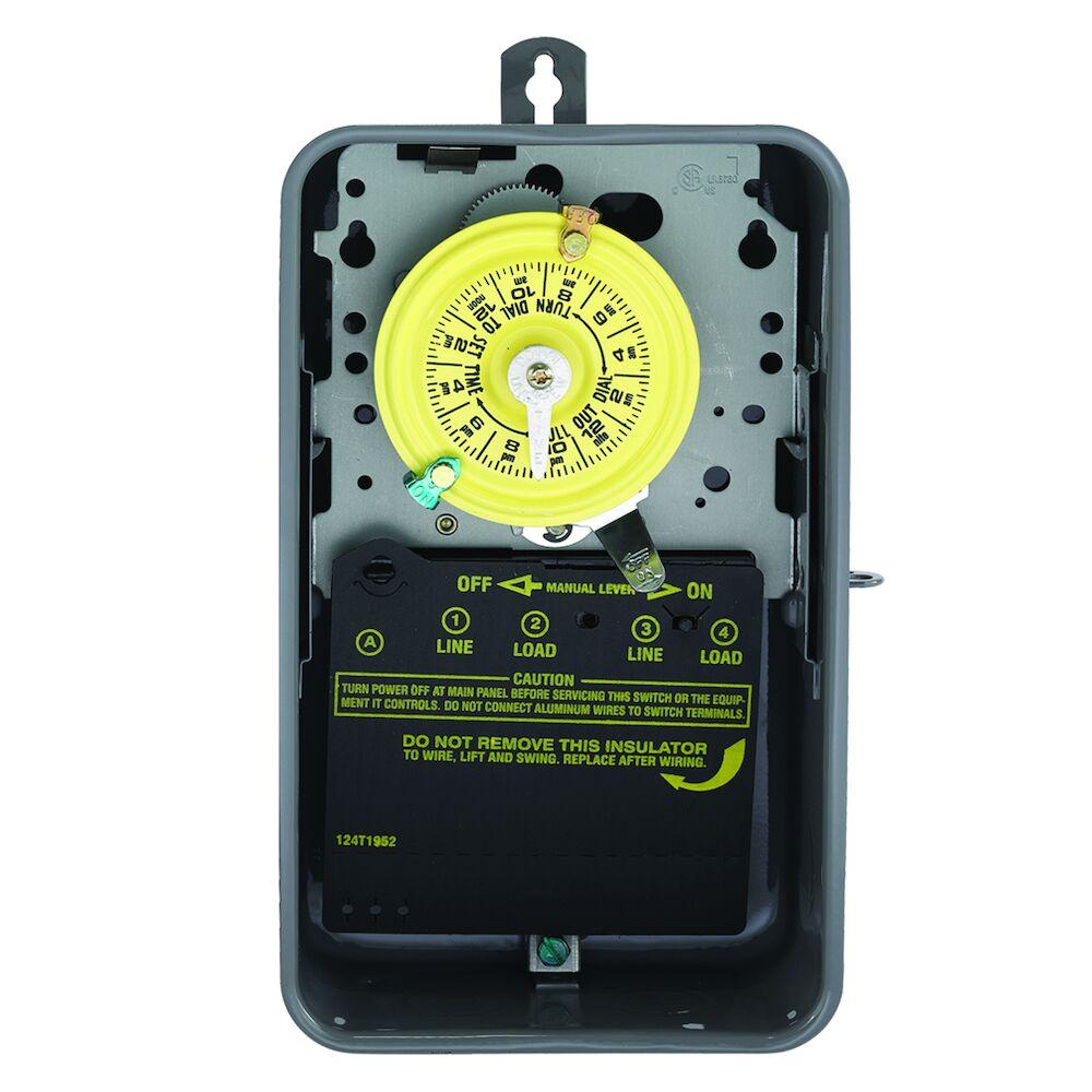 24-Hour Mechanical Time Switch, 208-277 VAC, 60H