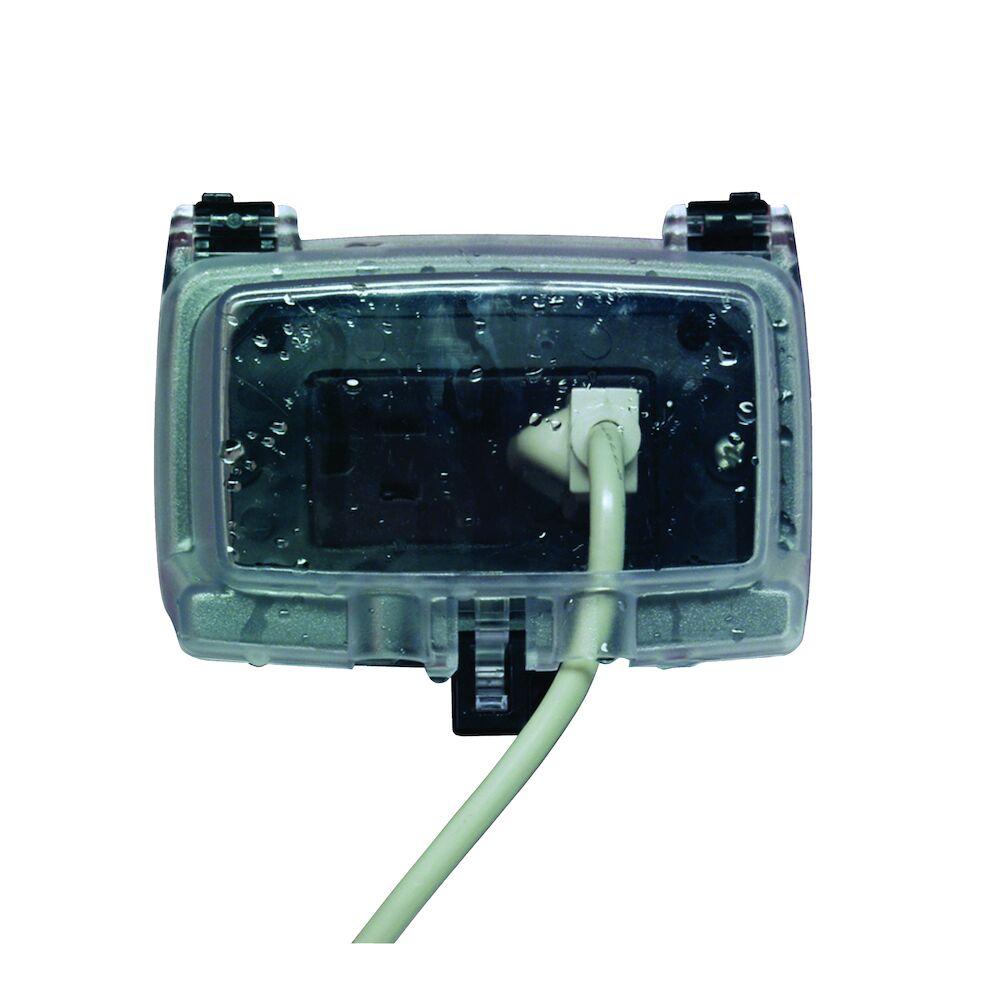 Plastic In-Use Weatherproof Cover, Single-Gang,