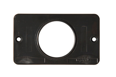 1G BLACK 1.56 DIA REC COVER PLATE