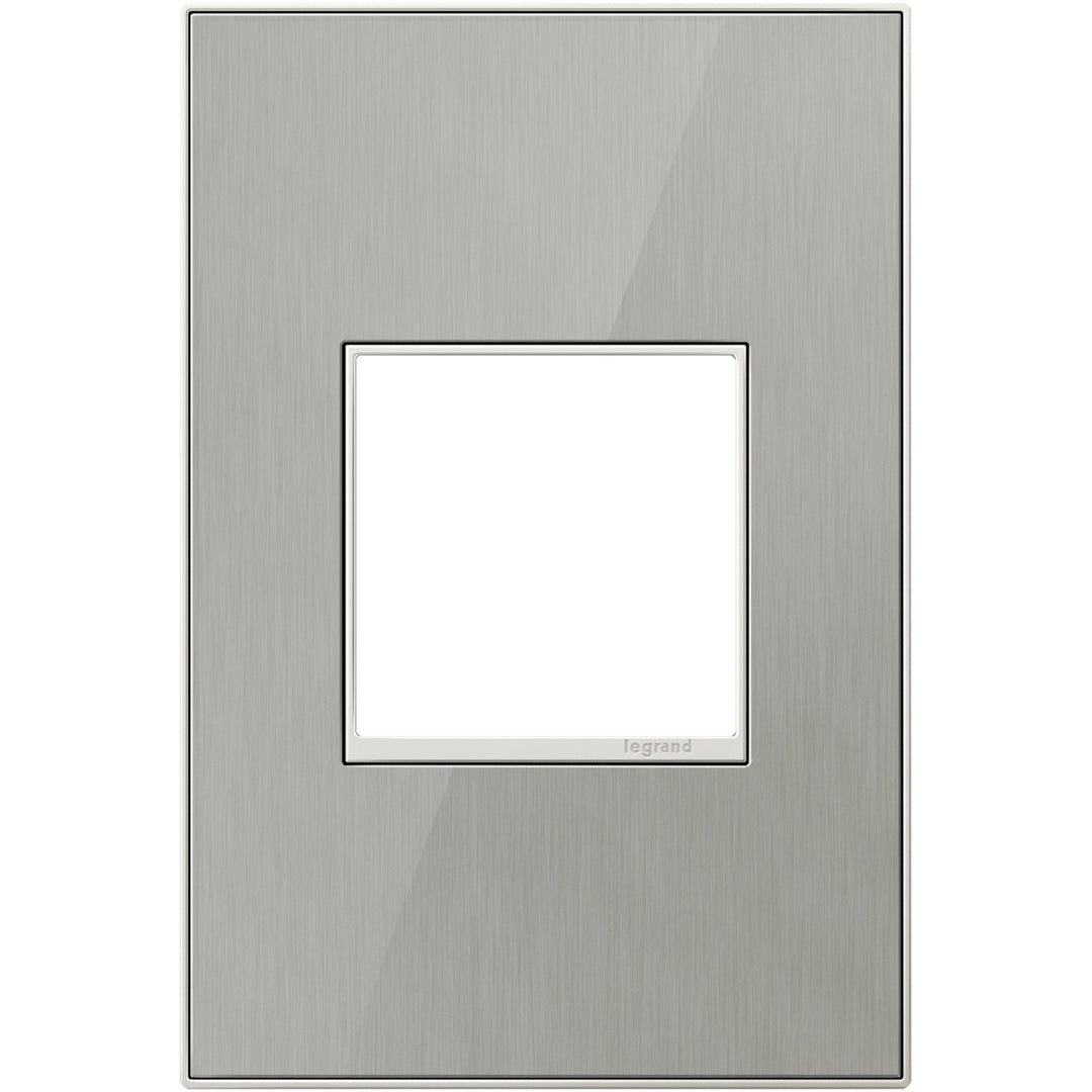 Brushed Stainless, 1-Gang Wall Plate