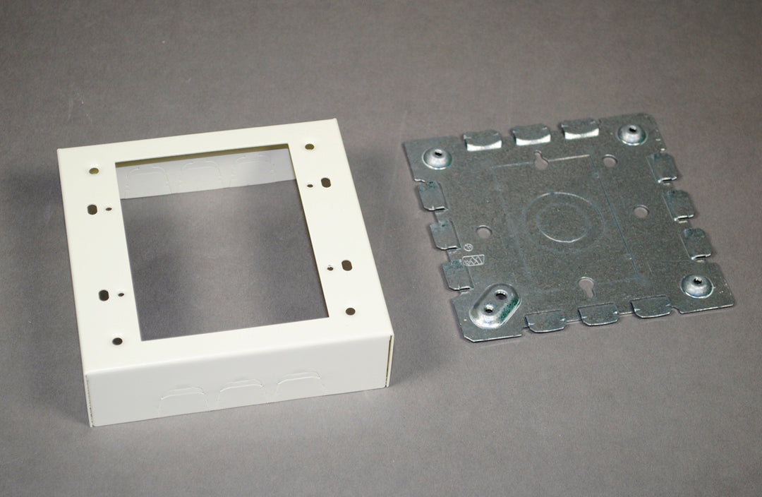 STL SHALLOW DEVICE BOX 2G WHITE