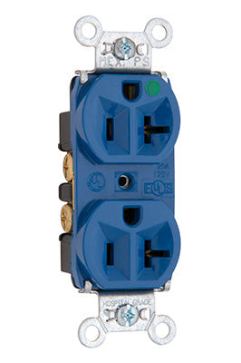 COMPACT HG DUP REC 20A 125V BL