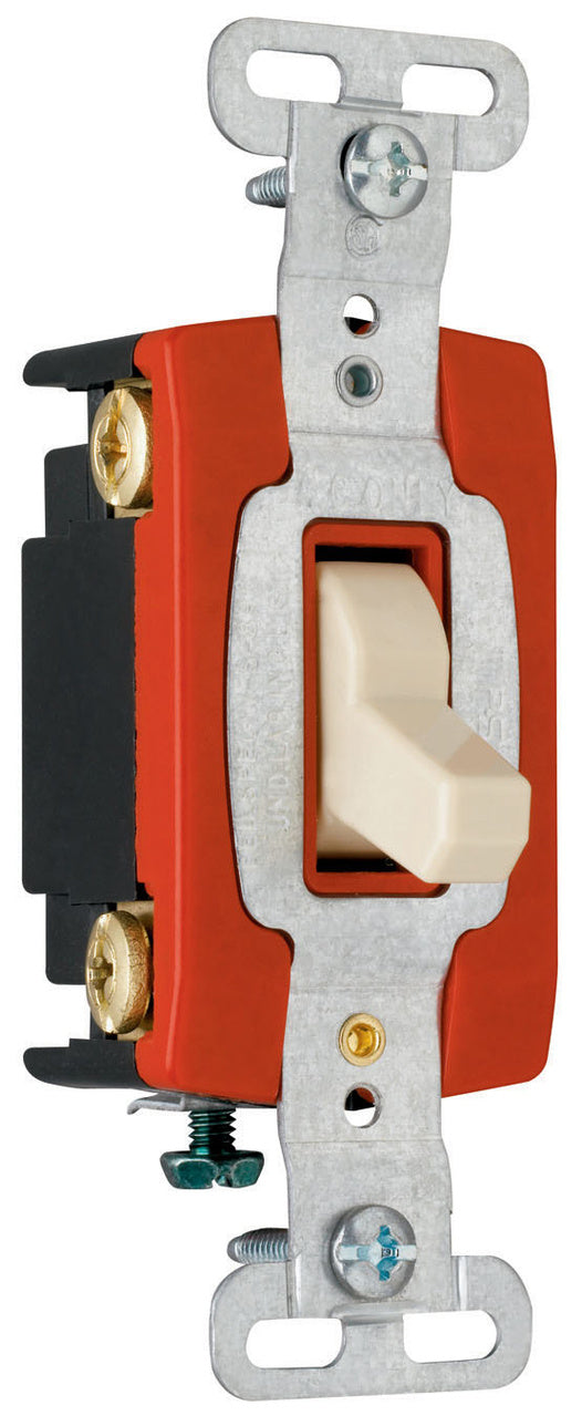 20A 120/277VAC B+S WIRE COMM 4W SW GRY