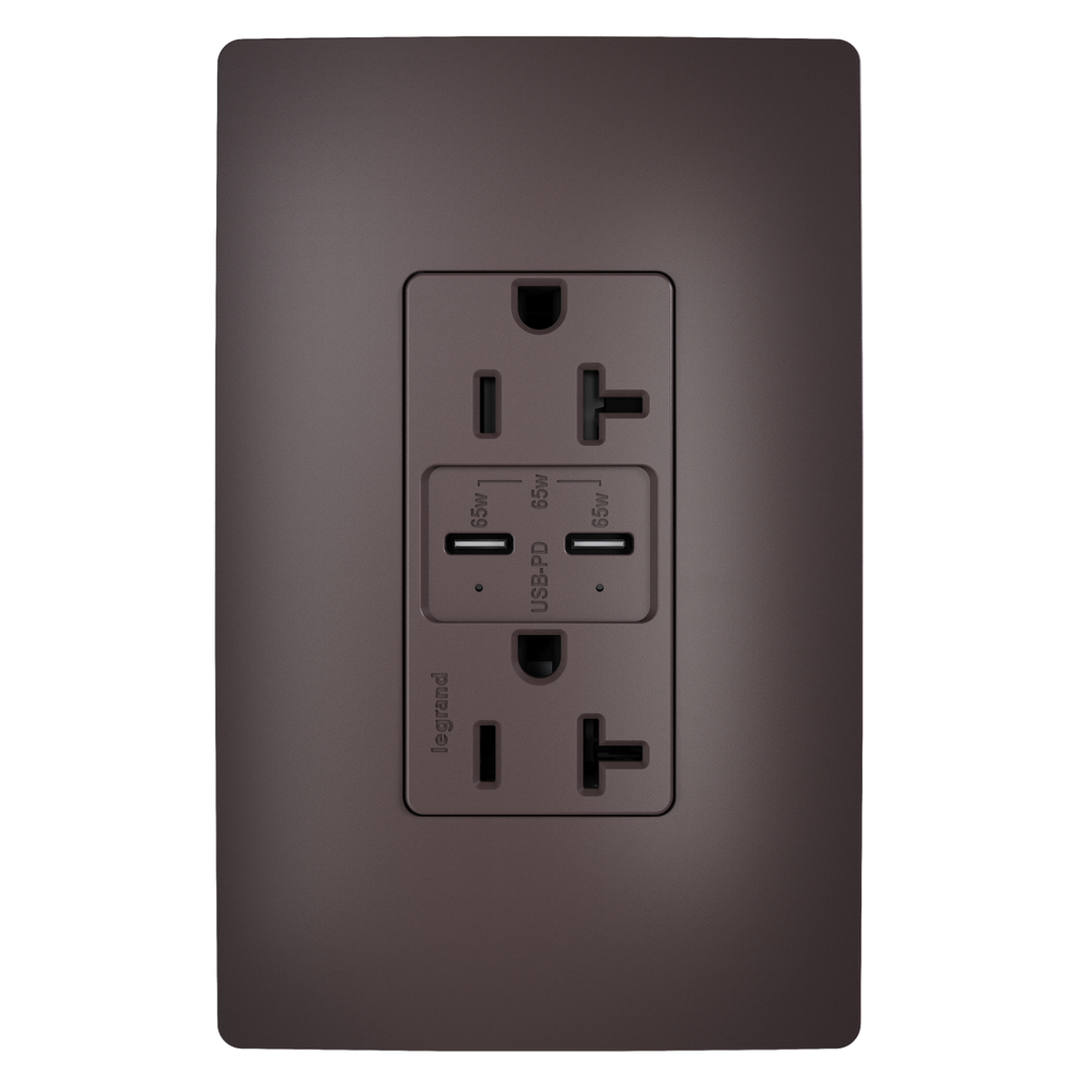 65W PWR DELIVERY USB + TR DUP 20A BN .