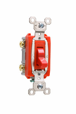 20A 120VAC B+S WIRE DP PILOT RED