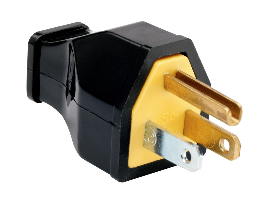 15A RESID PLUG BK