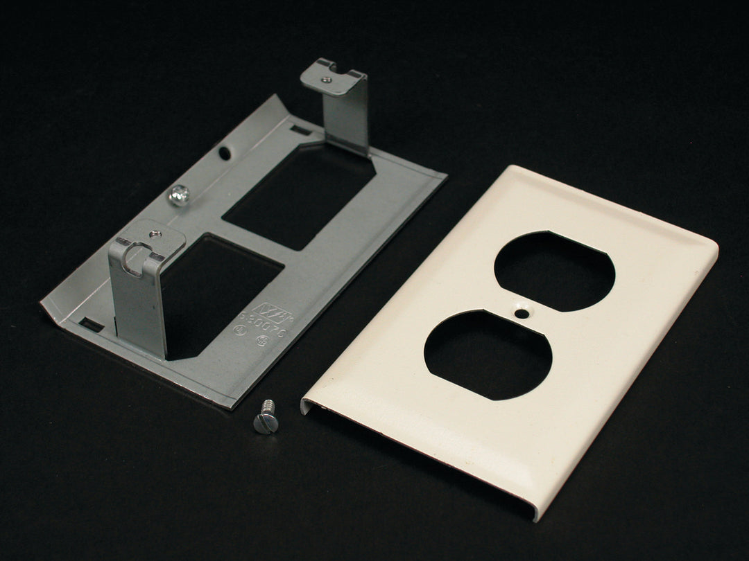 STL DUPLEX RECEPT PLATE 3000 IVORY