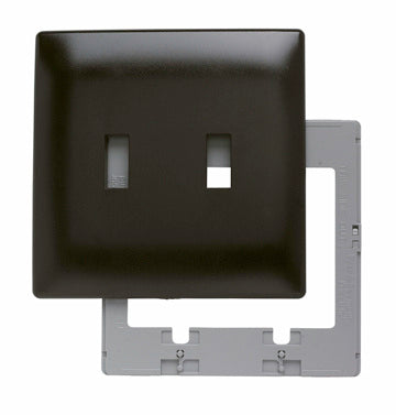 SEC WALLPLATE, 2-G, TOG, WH