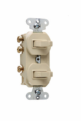 COMBO 2 SW 1P+3W 15A 120/277V BN