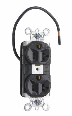 20A/125V SPLT CIRC DUPLX SPEC GR BN