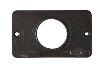 1G BLACK 1.39 DIA REC COVER PLATE