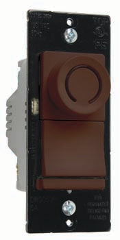 CFL/LED/INC ROTARY DIMMER BR