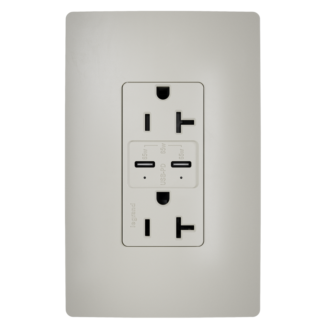65W PWR DELIVERY USB + TR DUP 20A NI .