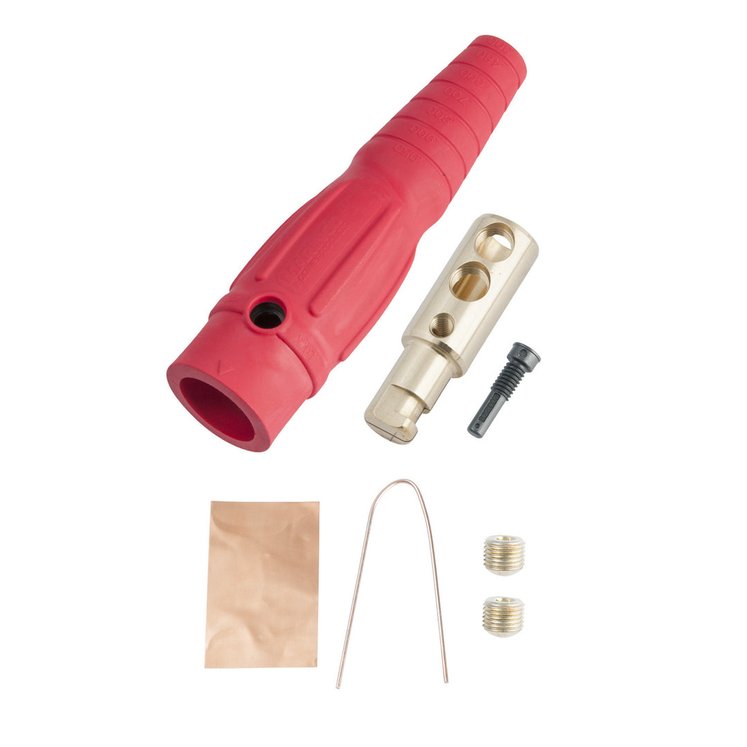 400A 600V MALE CAM TYPE PLUG RED