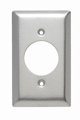 WALLPLATE, 1-G, 1.60", SS