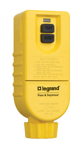 15A PORT GFCI ANGLE PLUG MAN RST SLFTEST