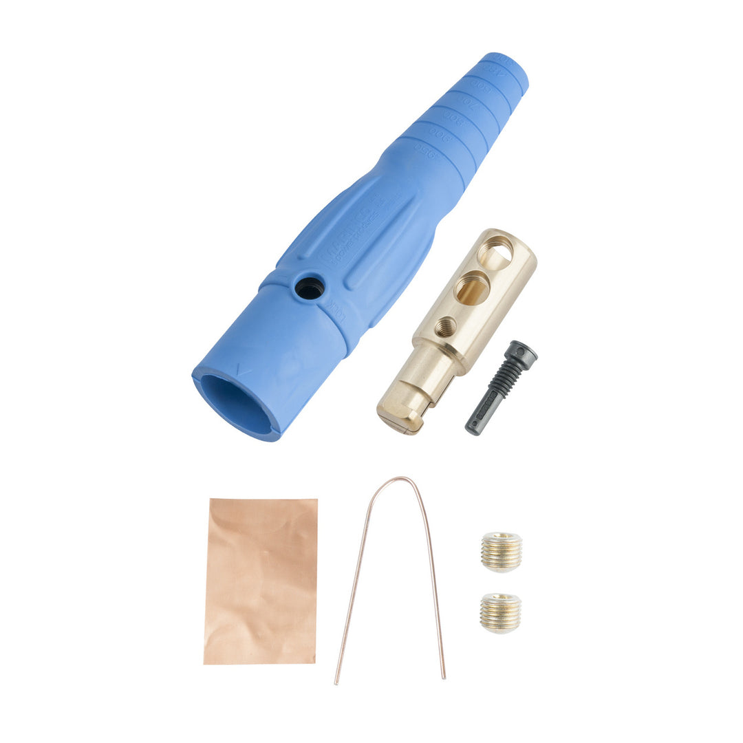 400A 600V MALE CAM TYPE PLUG BLU