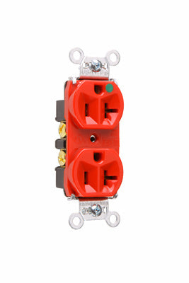 COMPACT HG DUP REC 20A 125V RED
