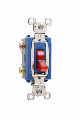 15A 120VAC B+S WIRE 3W PILOT RED
