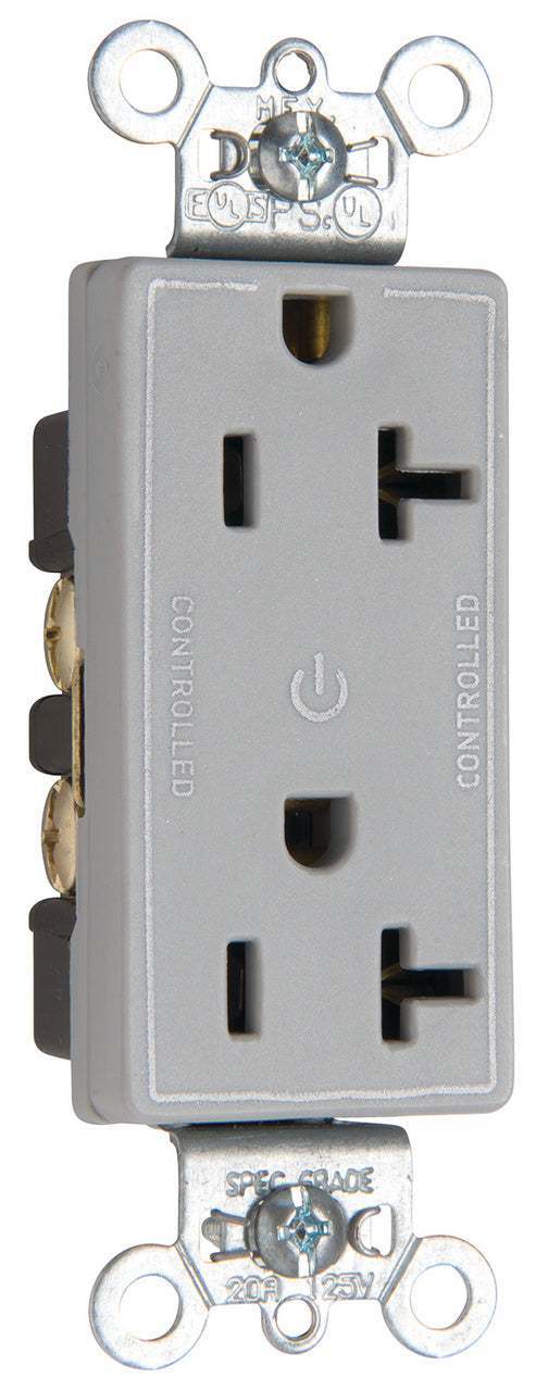 20A DUAL CONT DECO RECP GRY