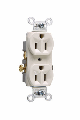 DUP RCPT, COMM GRADE 15A 125V, 5-15R, LA