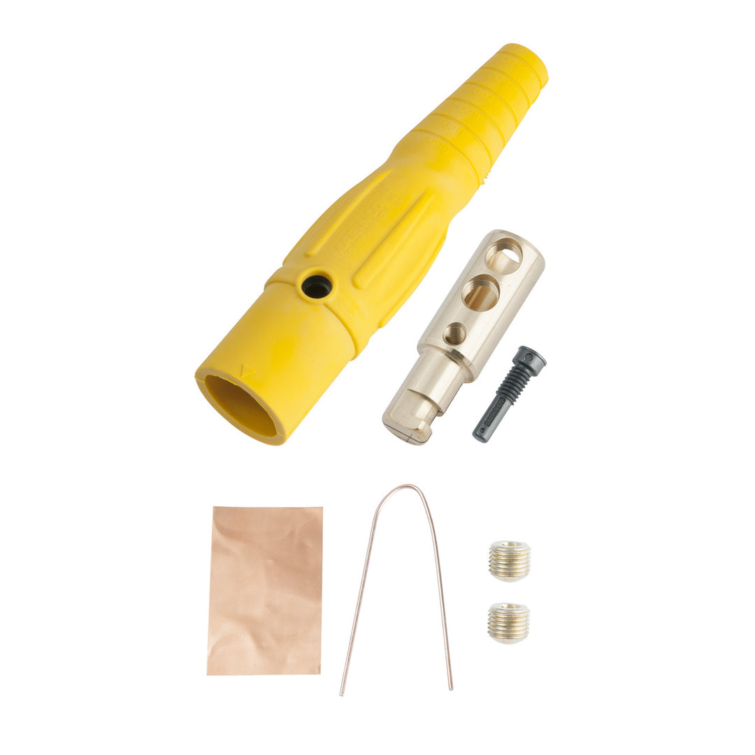 400A 600V MALE PLUG YEL #2-2/0