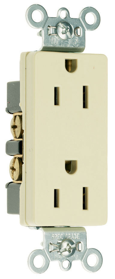 DECO DUP RECEP 15A 125V S-WIRE I