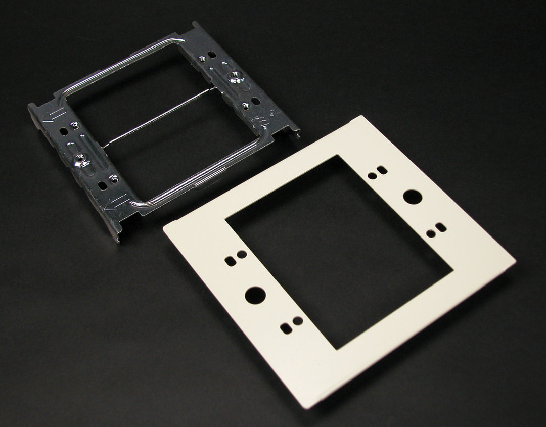 2-GANG DEVICE PLATE-GRAY