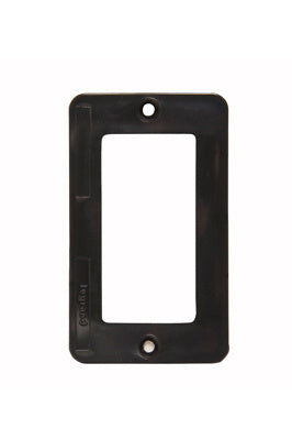 1G BLACK GFCI COVER PLATE