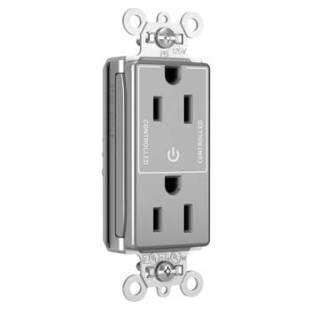 15A HALF CTRL PLUGTAIL RECEPT GRY