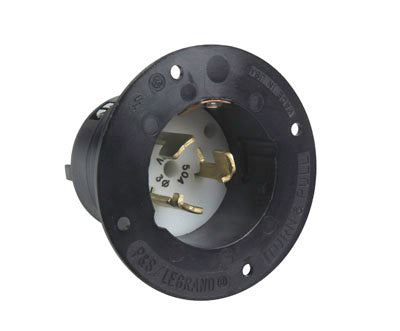 LOCKING INLT, 50A 3PH 250V, 3P4W